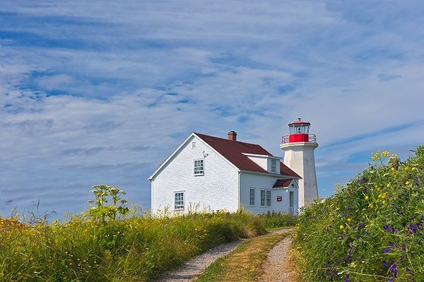 Canada-Quebec-Mingan Archipelago National Park Reserve Lighthouse on I^le aux Perroquets